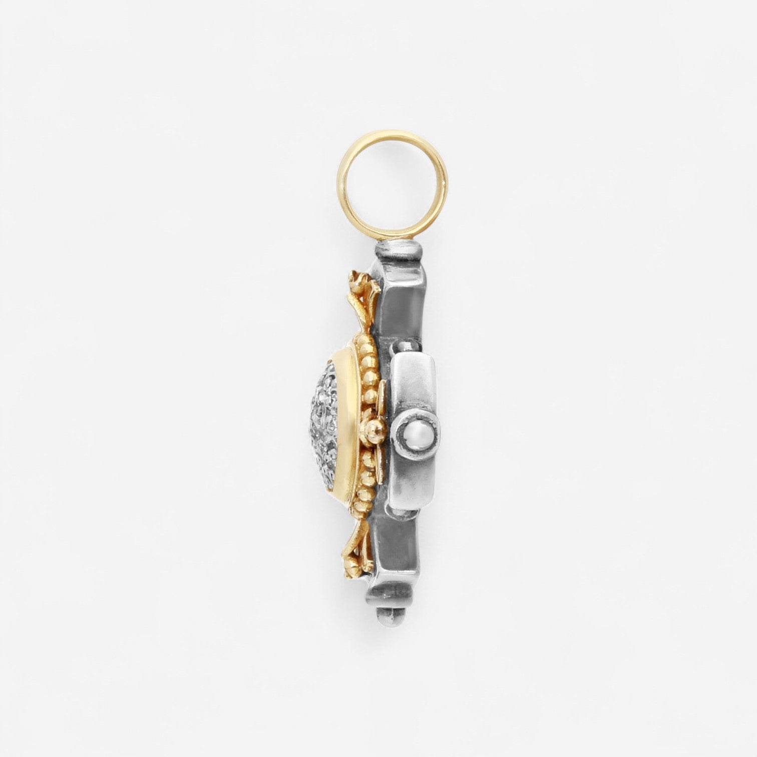Konstantino 18K Yellow Gold & Sterling Silver Diamond Cross Pendant STKJ262-109 - THE SOLIST