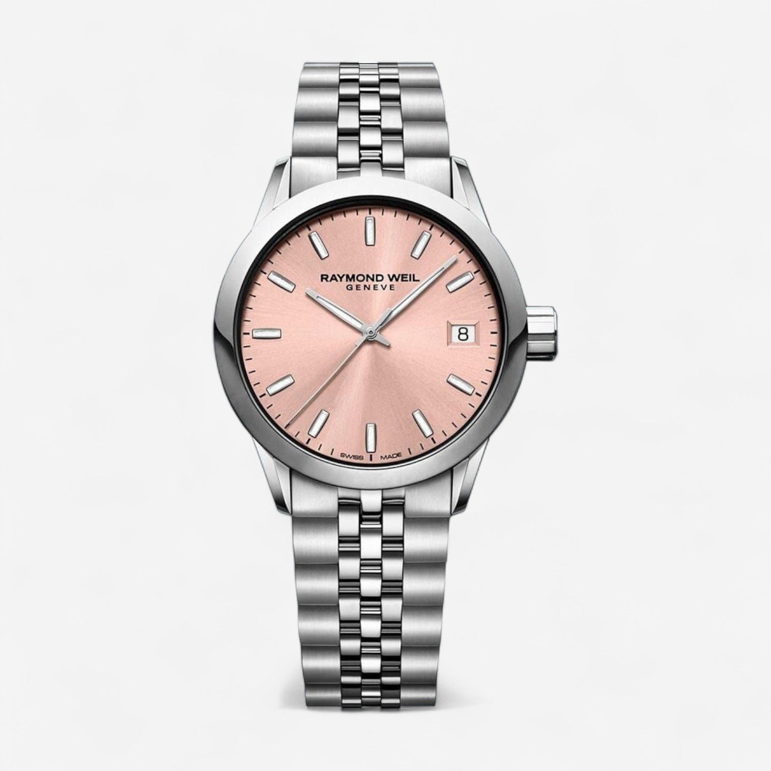 Raymond Weil Freelancer Stainless Steel Quartz Ladies Watch 5634-ST-80021 - THE SOLIST