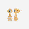 Konstantino Melissa 18K Yellow Gold, Diamond and Aquamarine Drop Earrings SKMK03108 - 18KT - 147 - THE SOLIST - Konstantino