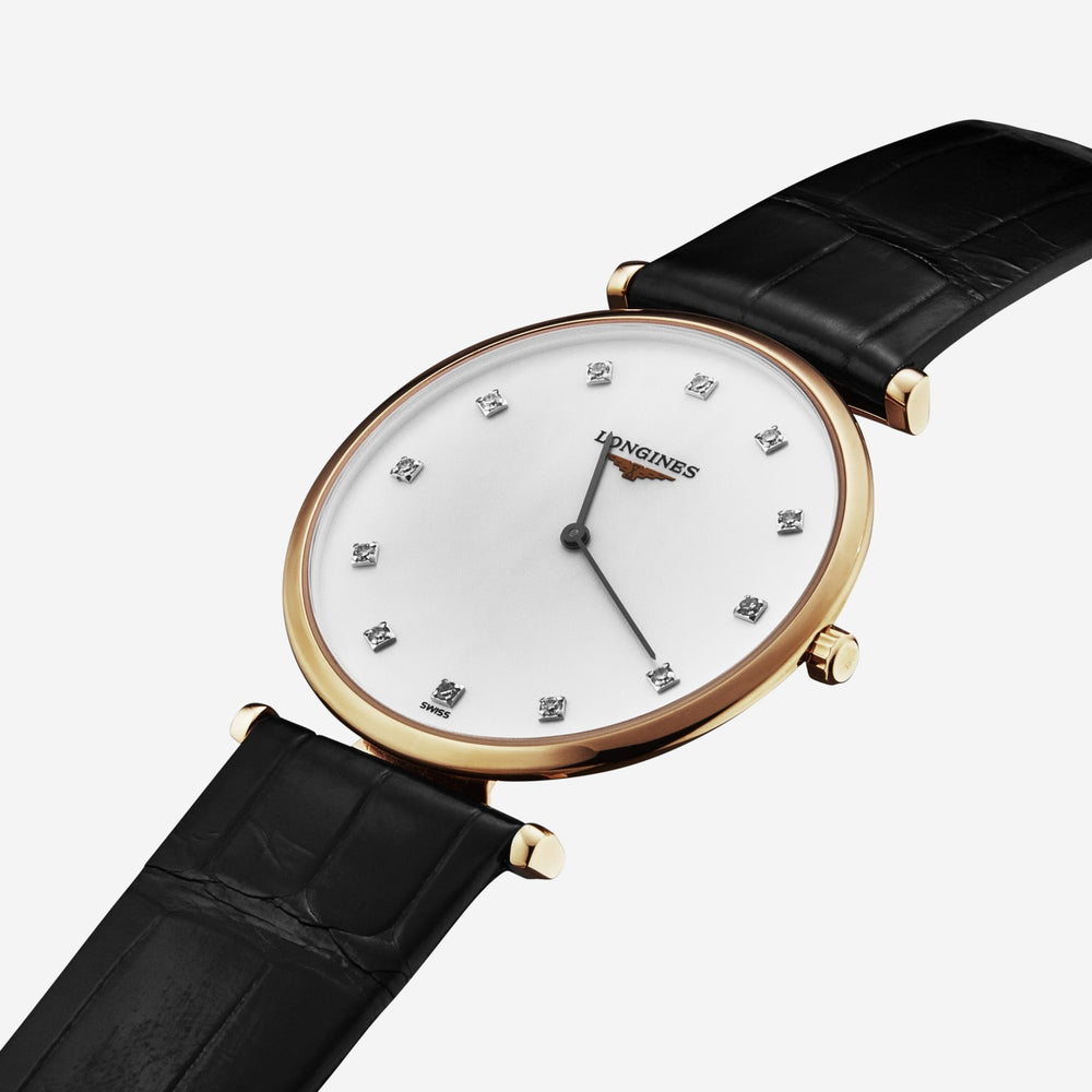 Longines La Grande Classique Diamonds Mother - of - Pearl Quartz Ladies Watch L4.709.1.88.2 - THE SOLIST - Longines