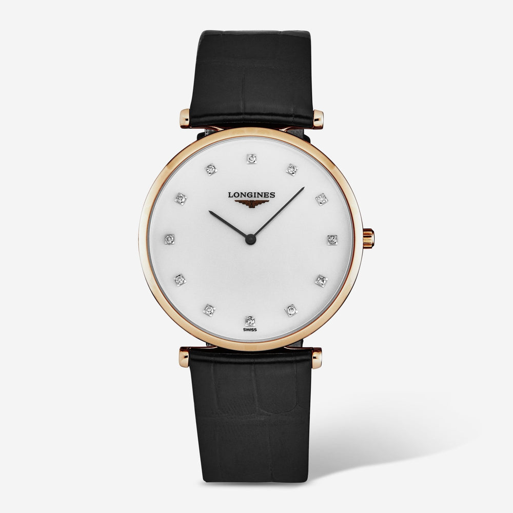 Longines La Grande Classique Diamonds Mother - of - Pearl Quartz Ladies Watch L4.709.1.88.2 - THE SOLIST - Longines