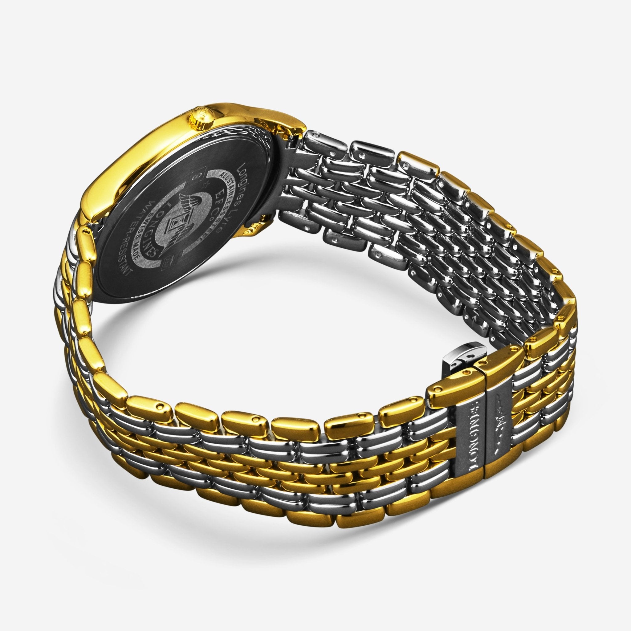 Longines Lyre Stainless Steel & 18K Yellow Gold Quartz Ladies Watch L47592117 - THE SOLIST - Longines