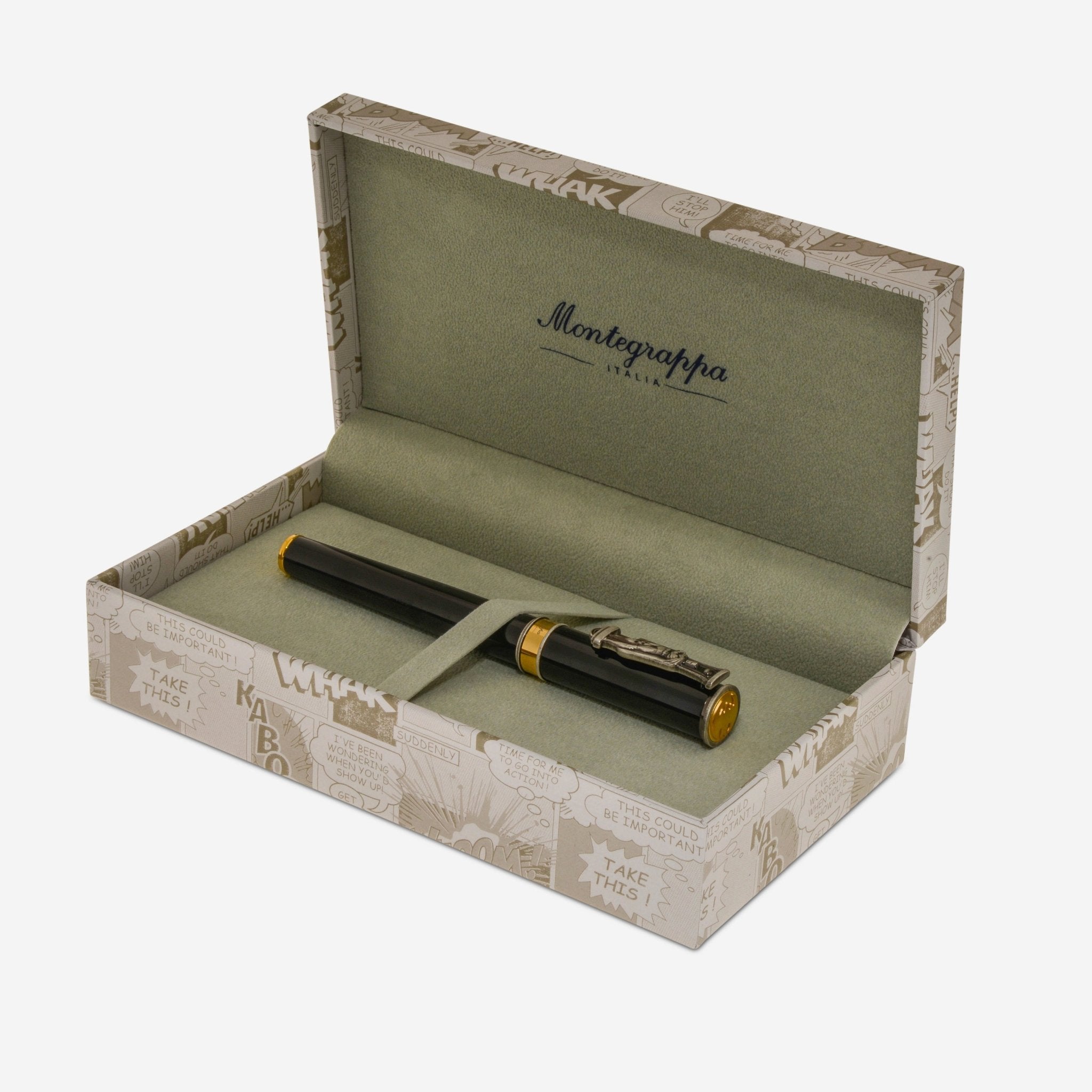 Montegrappa DC Comics Heroes and Villains Batman Fountain Pen (M) ISDCB3LC - THE SOLIST - Montegrappa