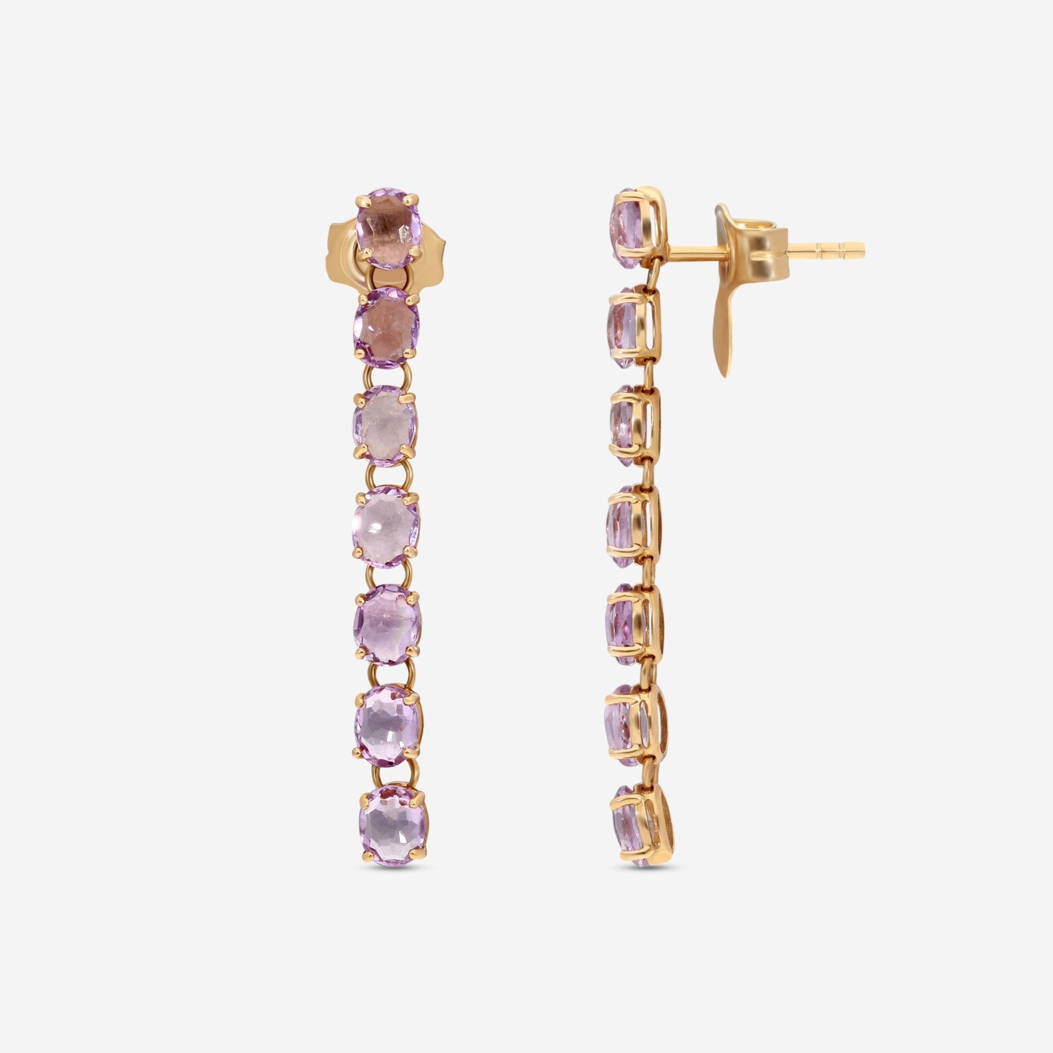 Nanis 18K Yellow Gold Natural Stone Earrings OA28 - 565 - THE SOLIST - Nanis