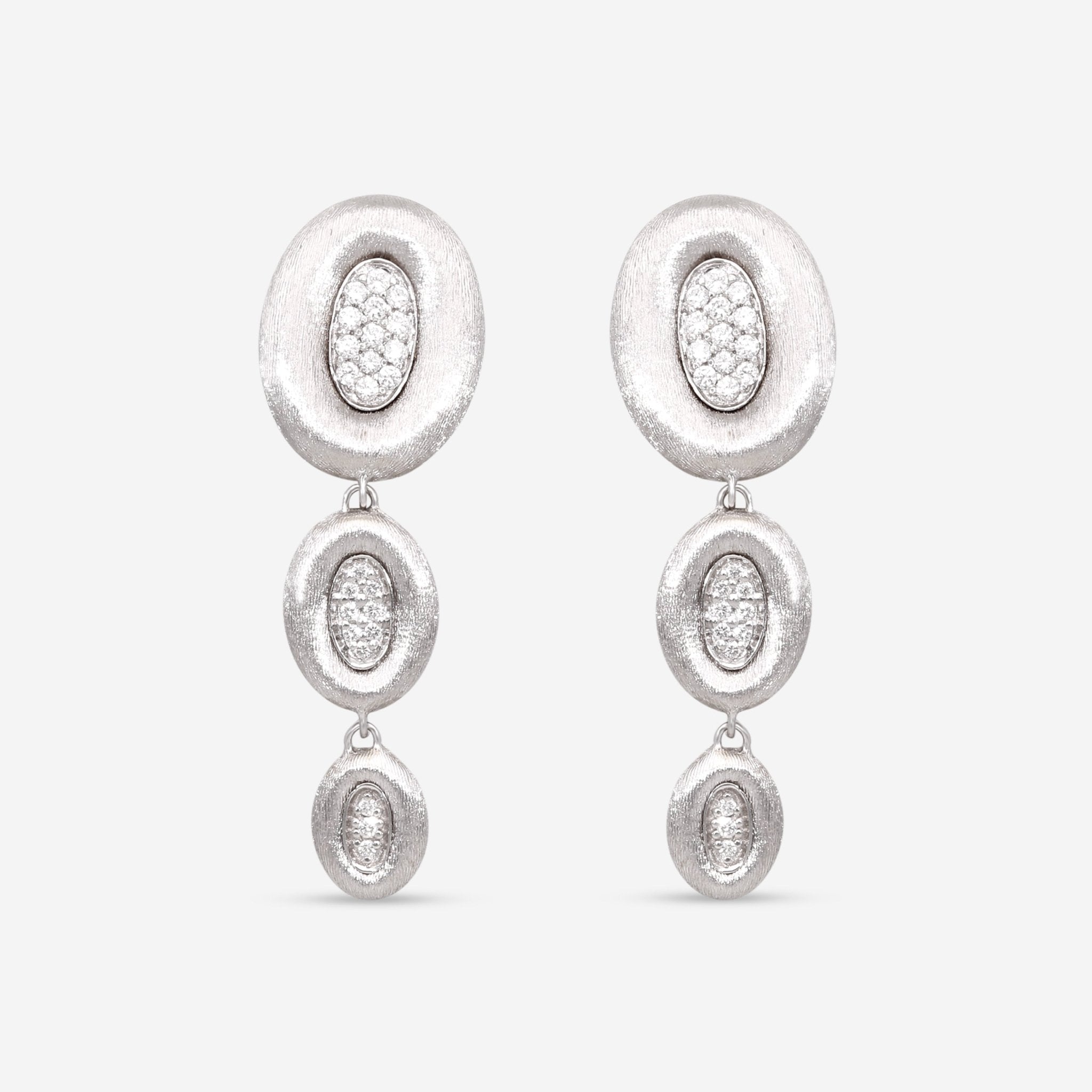 Nanis Olga 18K White Gold Diamond Drop Earrings OS1 - 503 - THE SOLIST - Nanis
