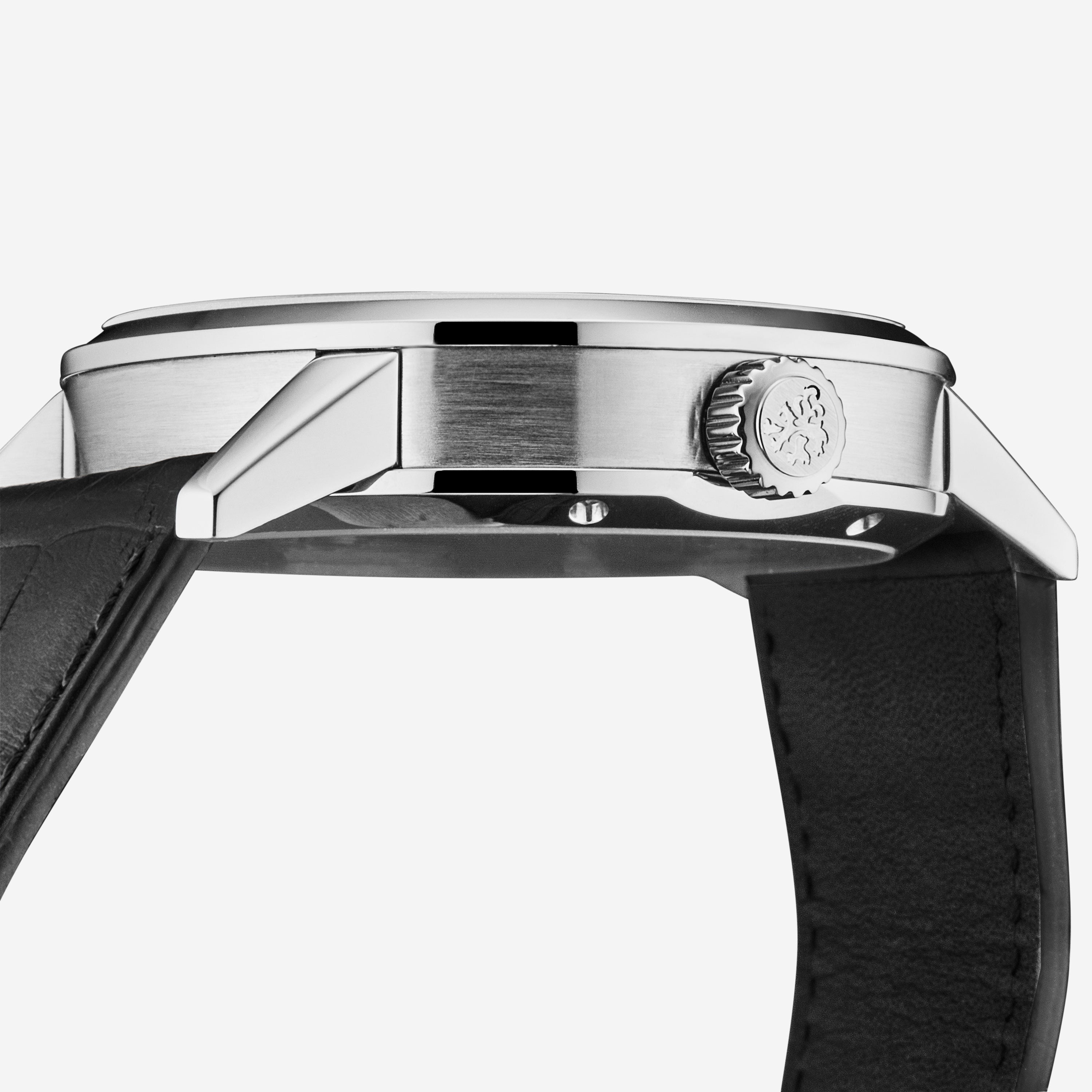 Dietrich 'Night' Stainless Steel Men's Manual Wind Watch NB.BLK - THE SOLIST