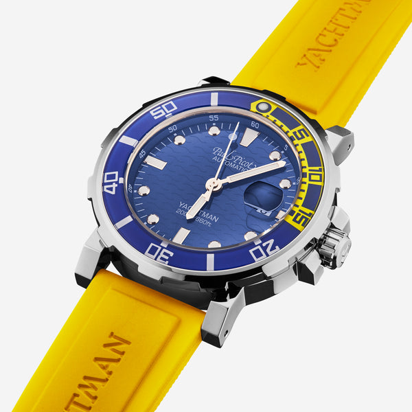 Paul Picot Yachtman III Blue Dial Men's Automatic Watch P1151.SGB.2614CM010