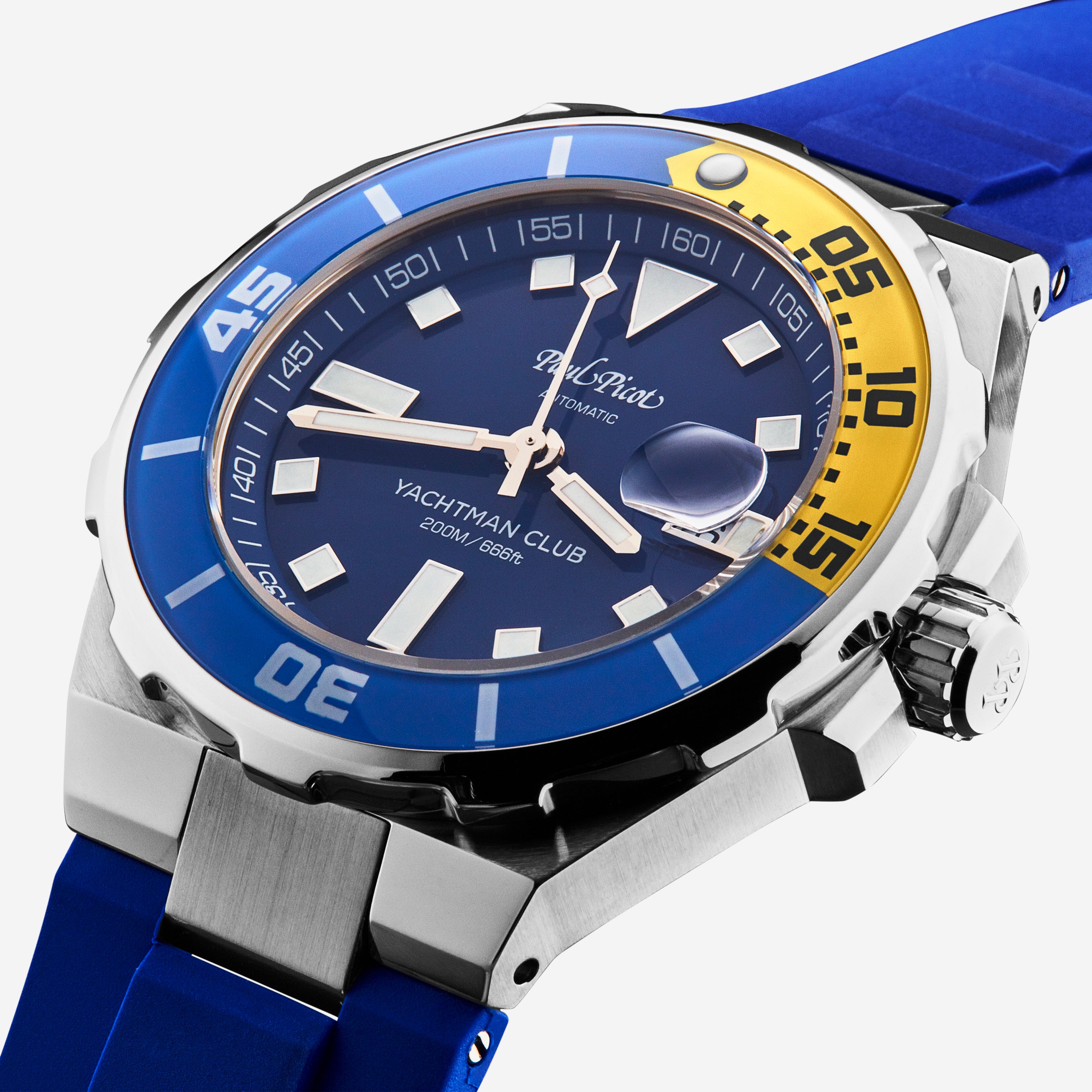 Paul Picot Yachtman Club Blue Dial Men's Automatic Watch P1251BJ.SG.2614CM010