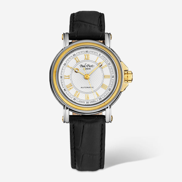 Paul Picot Atelier 18K Yellow Gold and Stainless Steel Ladies' Automatic Watch P4015.22.432
