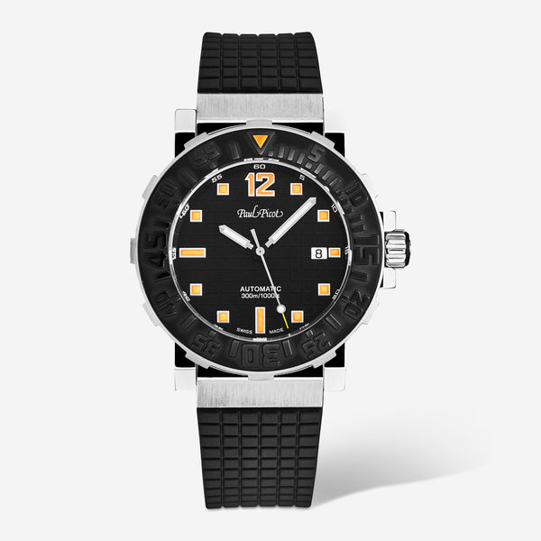 Paul Picot C-Type Black Dial Men's Automatic Watch P4118.SNGNN3010