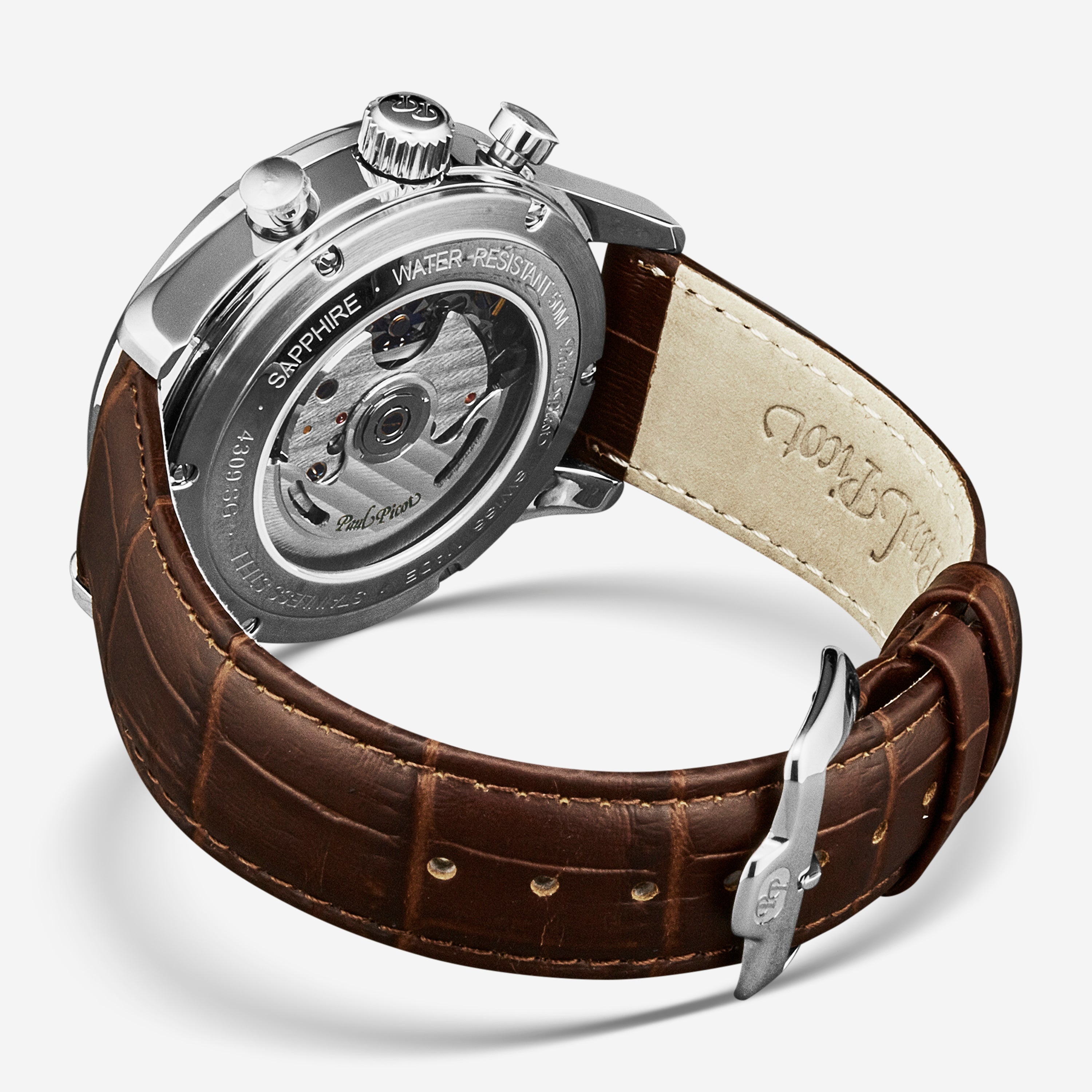 Paul Picot Gentleman Blazer Chronograph Green Dial Men's Automatic Watch P4309.SG.1021.6614