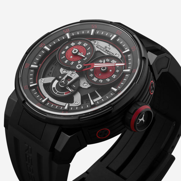 Rebellion Predator 2.0 Regulator Titanium Automatic Men's Watch RBPR2REGTBBKRD1 - THE SOLIST