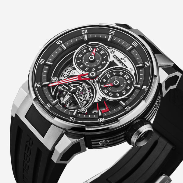 Rebellion Predator 2.0 Regulator Titanium Automatic Men's Watch RBPR2TOU.TI.BK - THE SOLIST