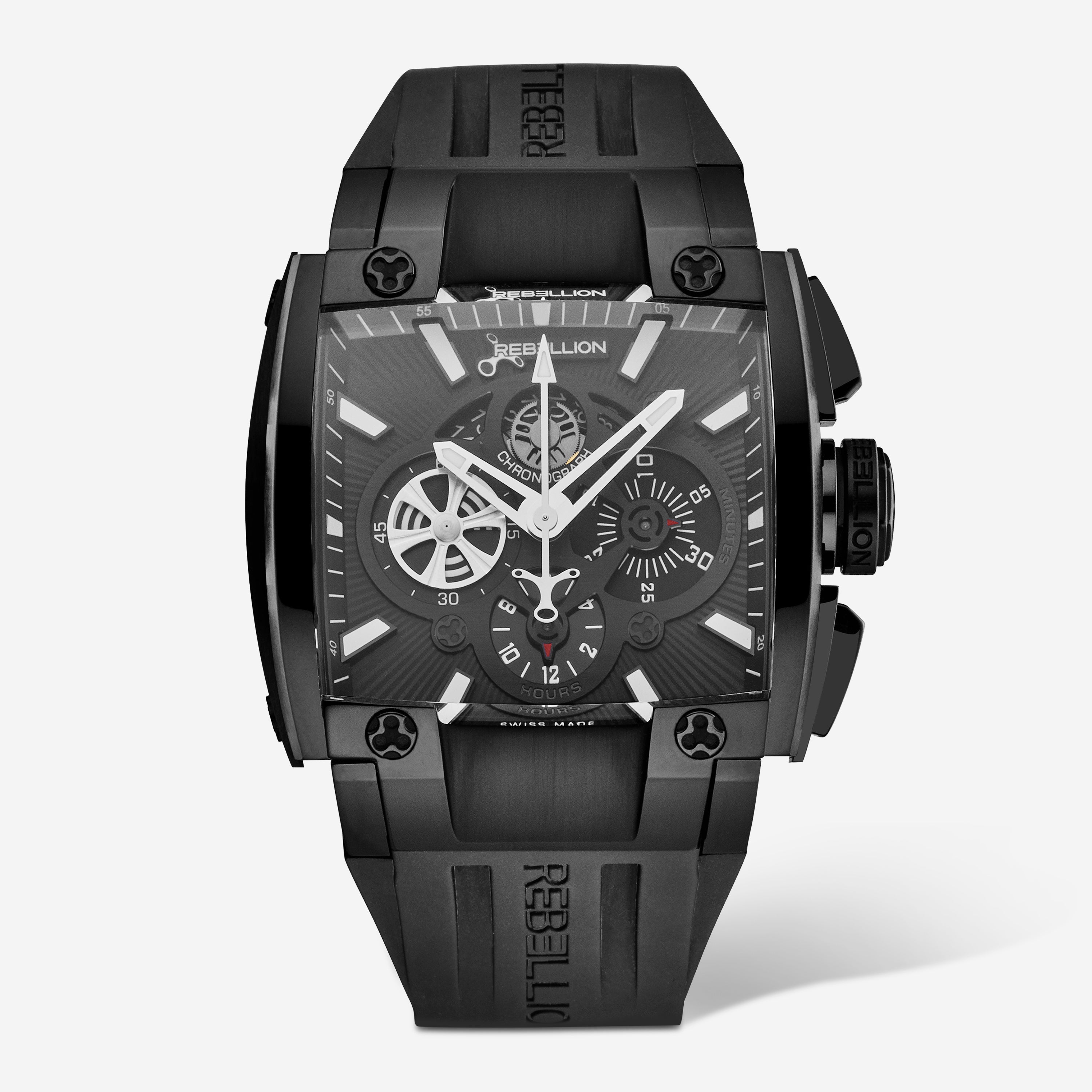 Rebellion Re1 Chronograph Stainless Steel Automatic Men's Watch RBRE1CH.SB.AB - THE SOLIST