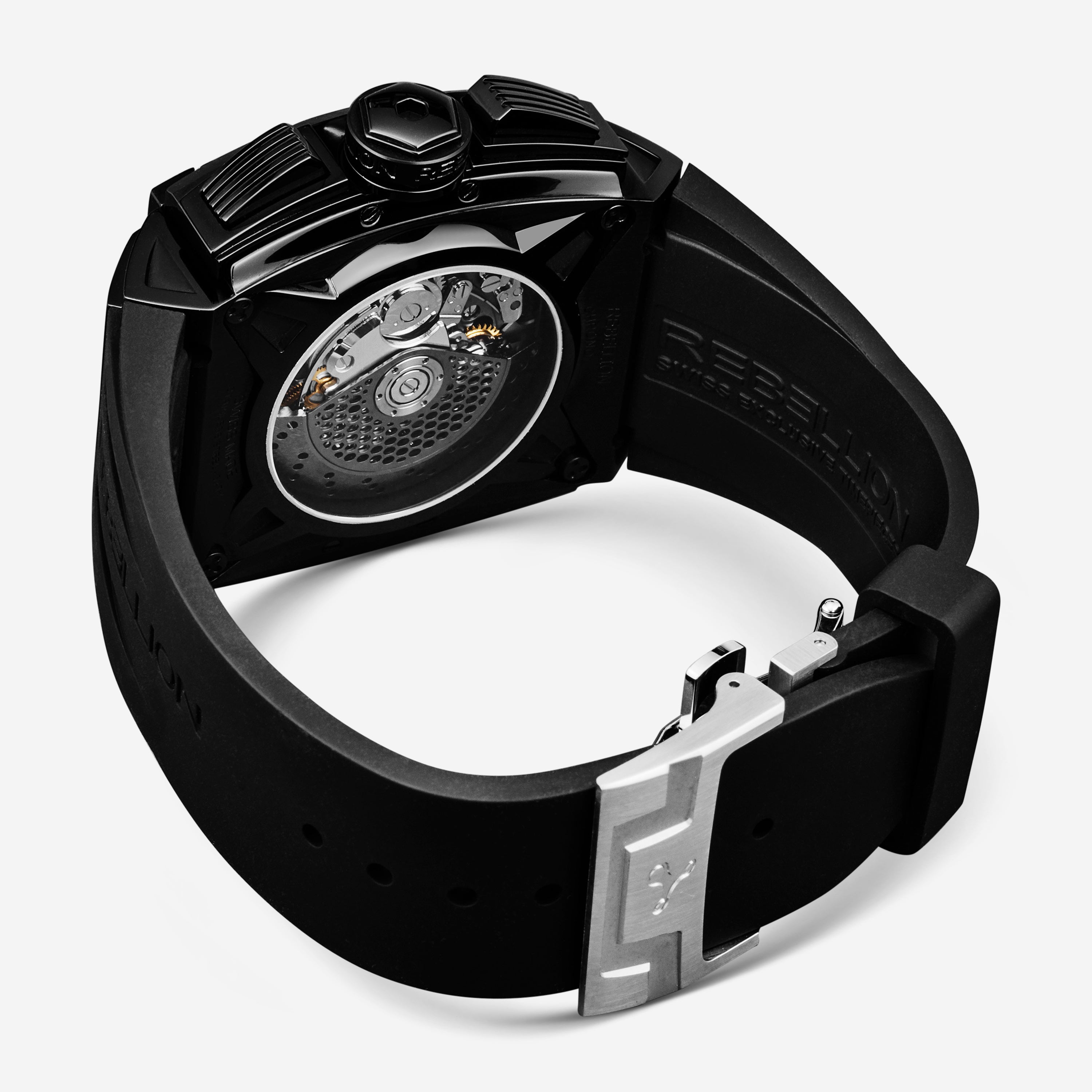 Rebellion RE1 Chronograph Stainless Steel Automatic Men's Watch RBRE1CH.SB.WH - THE SOLIST
