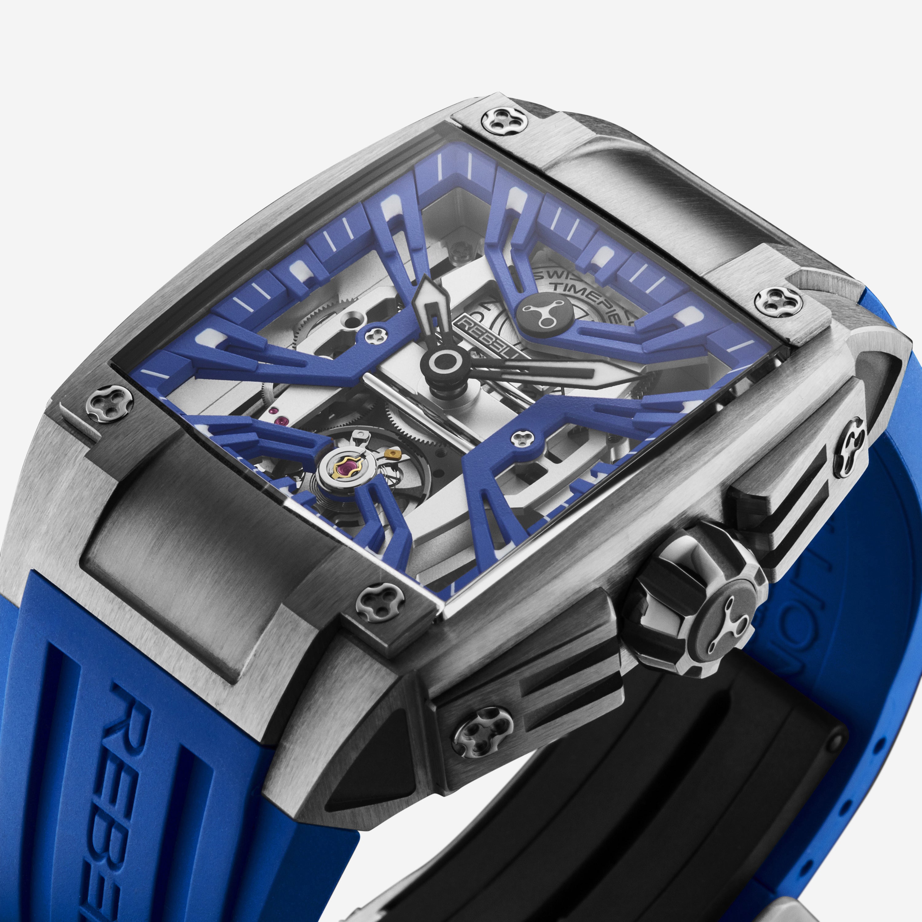 Rebellion Re-Volt Titanium Manual Wind Men's Watch RBREV2H.TB.BU - THE SOLIST