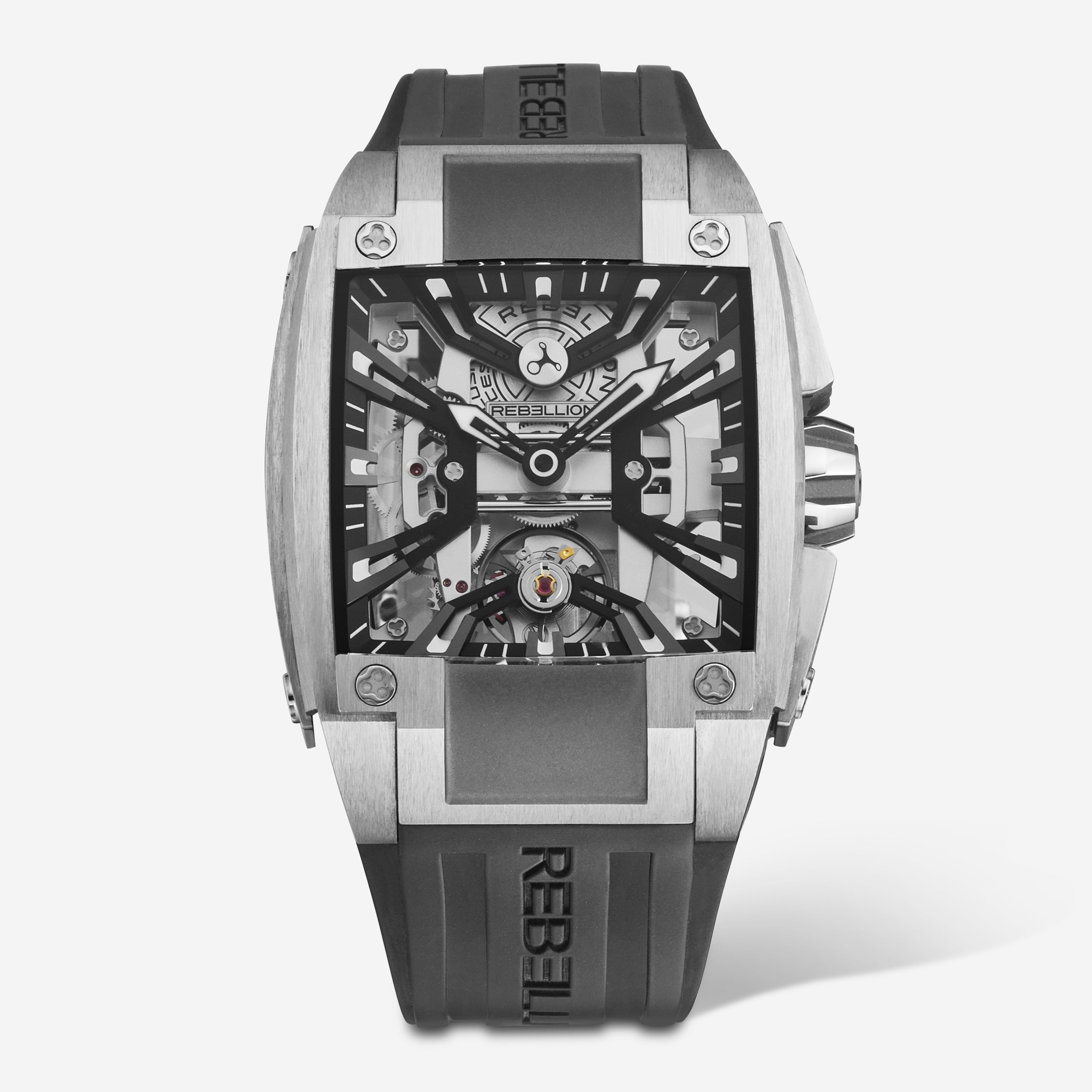 Rebellion Re-Volt Titanium Manual Wind Men's Watch RBREV2H.TI.BKRH - THE SOLIST