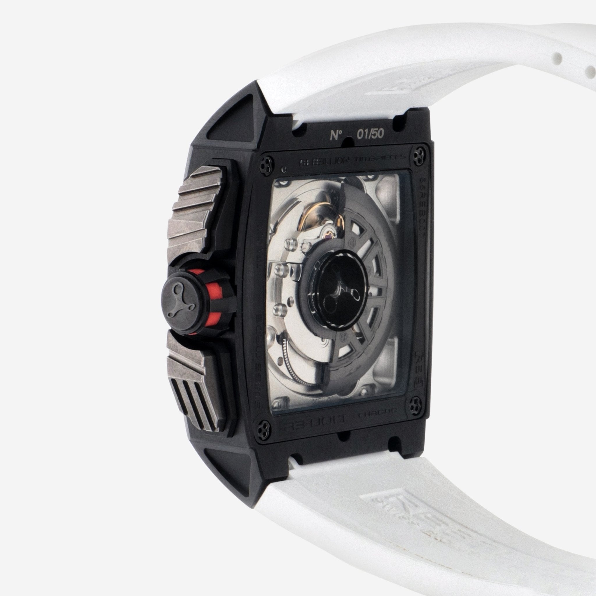 Rebellion Re - Volt Chronograph Titanium Automatic Men's Watch RB.REV.CH.TB.RD - THE SOLIST - Rebellion