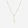Roberto Coin 18K Yellow & White Gold Diamond Lariat Necklace 7773117AJCHX - THE SOLIST - Roberto Coin