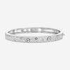 Roberto Coin Pois Moi Luna 18K White Gold Diamond Bangle Bracelet 8882509AWBAX - THE SOLIST - Roberto Coin