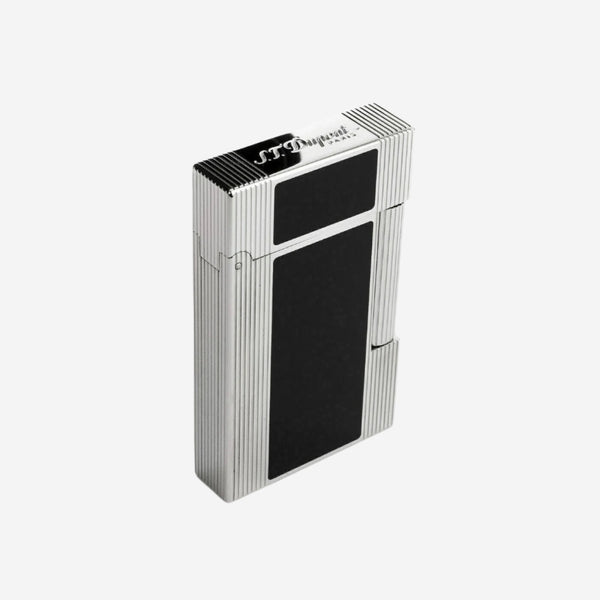 S.T. Dupont Line 2 Windsor Palladium & Black Lacquer Lighter 016380 - THE SOLIST