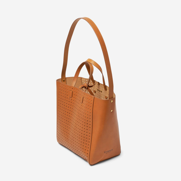 Shinola The Rivet Tan Vachetta Leather Tote 20241949 - THE SOLIST - Shinola