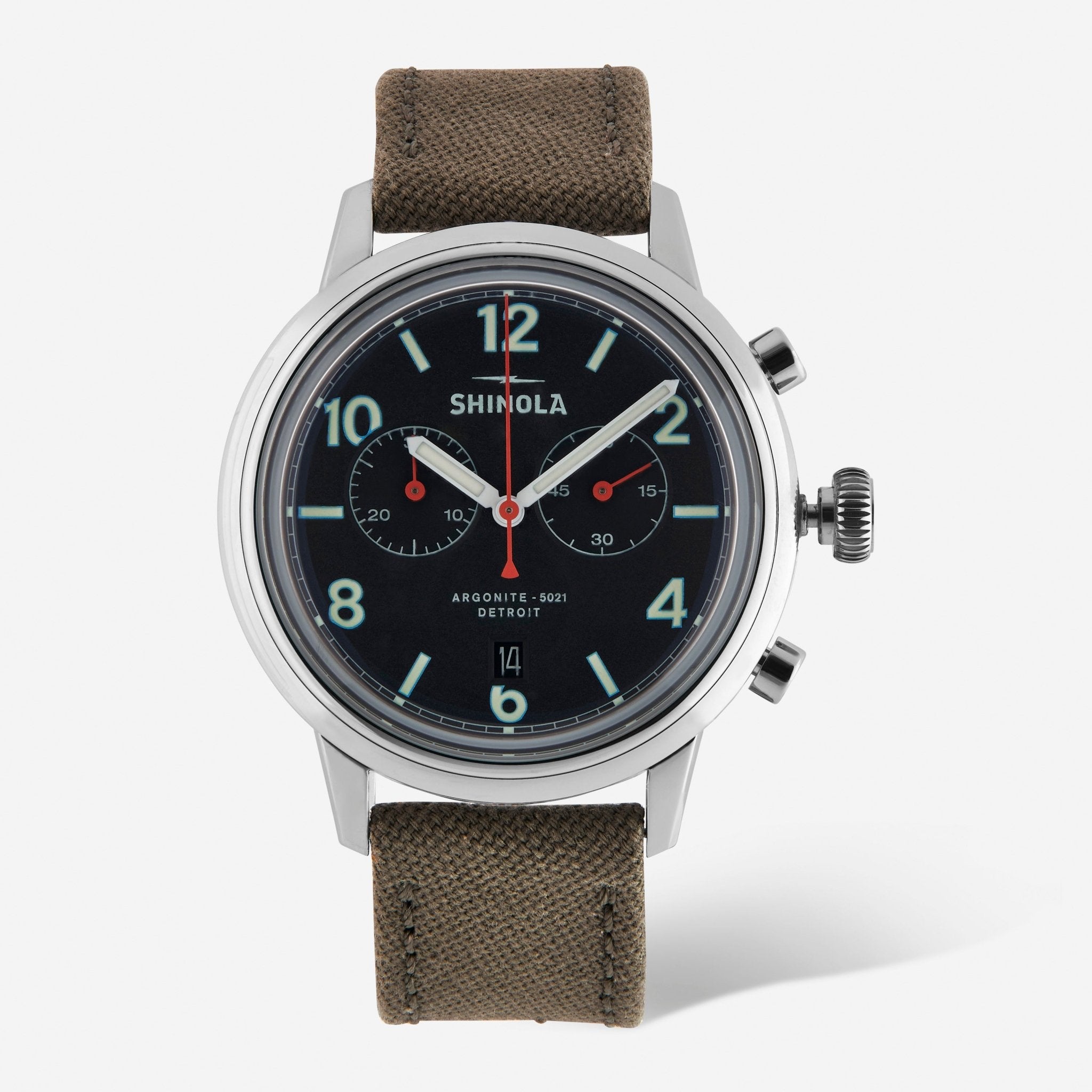 Shinola The Traveler Stainless Steel Men's Quartz Chronograph Watch S0120245782 - THE SOLIST - Shinola