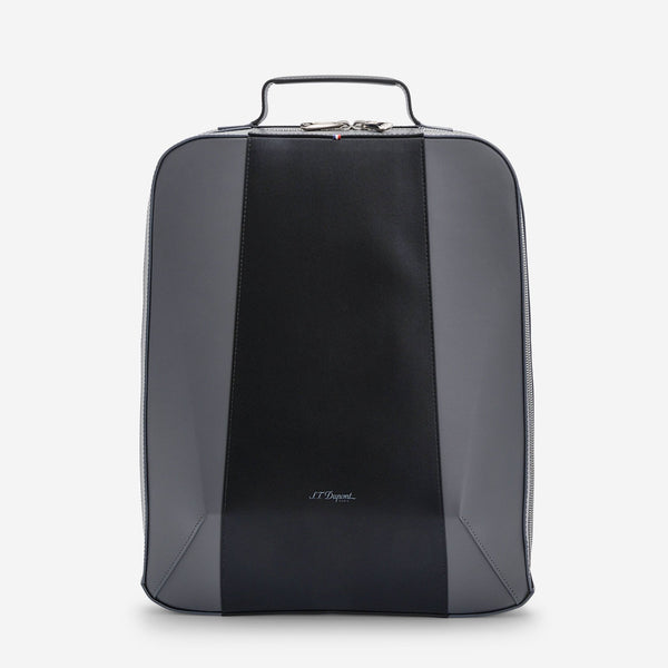 S.T. Dupont "Line D" Laser Grey and Black Cowhide Backpack 185501 - THE SOLIST - S.T. Dupont