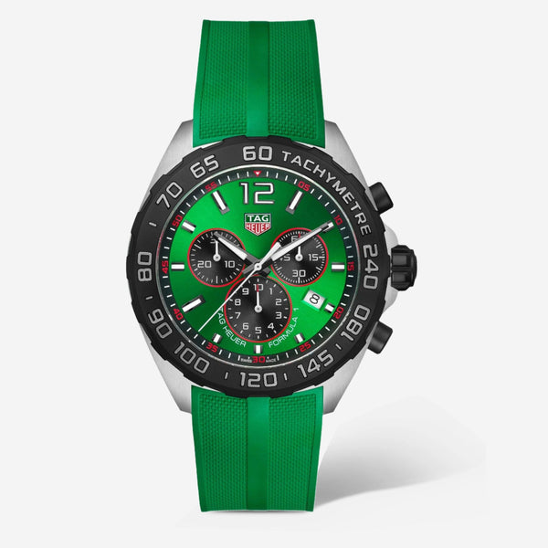 Tag Heuer Formula 1 Chronograph Green Quartz Men's Watch CAZ101AP.FT8056 - THE SOLIST - Tag Heuer
