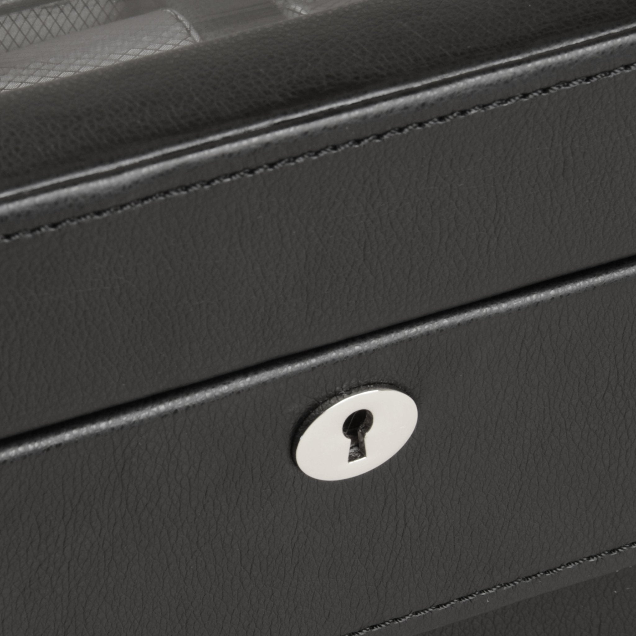 Wolf 1834 Windsor Black Leather 10 Piece Watch Box 4584029 - THE SOLIST - Wolf 1834