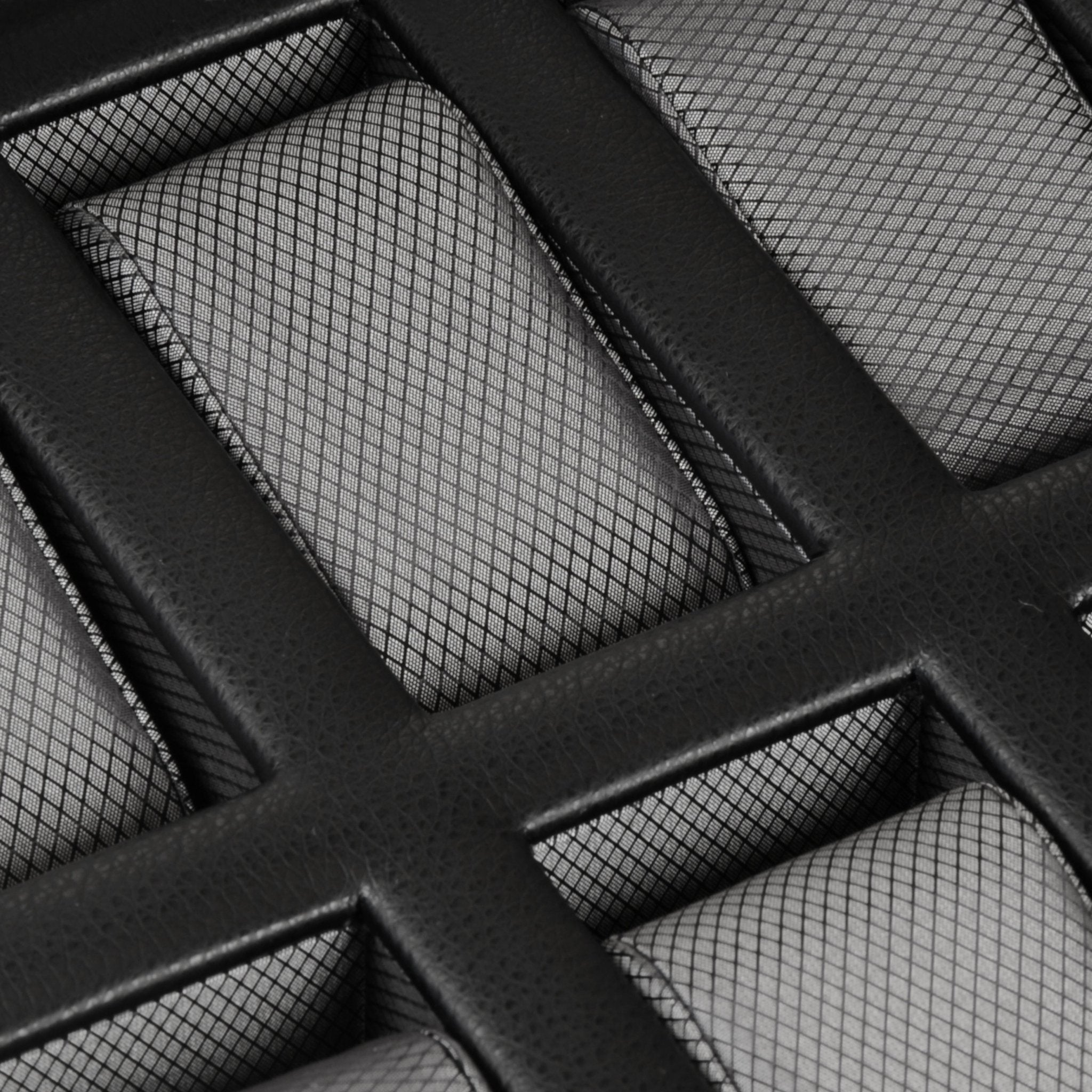 Wolf 1834 Windsor Black Leather 10 Piece Watch Box 4584029 - THE SOLIST - Wolf 1834