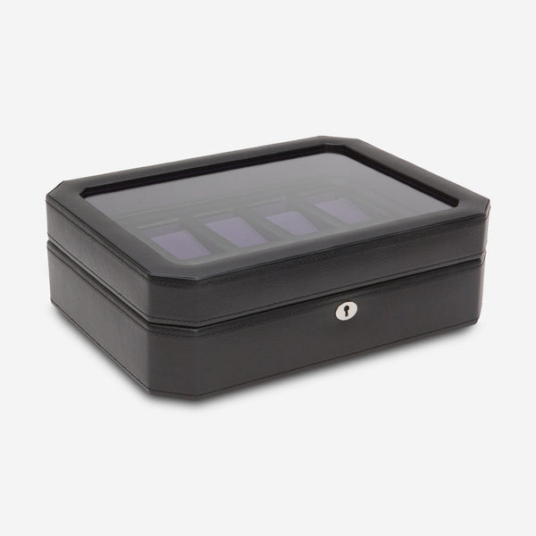 Wolf 1834 Windsor Black Leather 10 Piece Watch Box 458403 - THE SOLIST - Wolf 1834