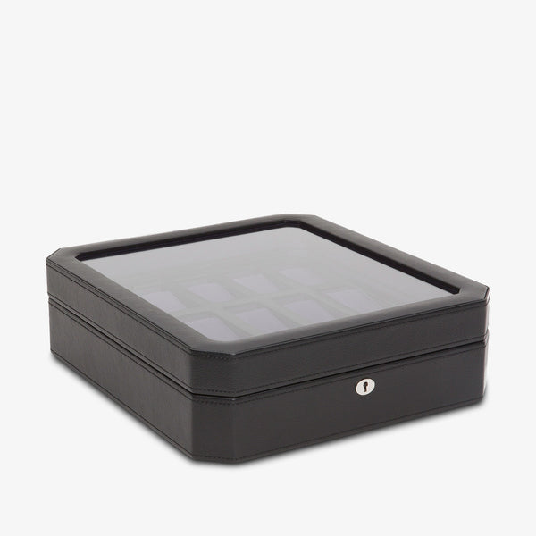 Wolf 1834 Windsor Black Leather 15 Piece Watch Box 458503 - THE SOLIST - Wolf 1834
