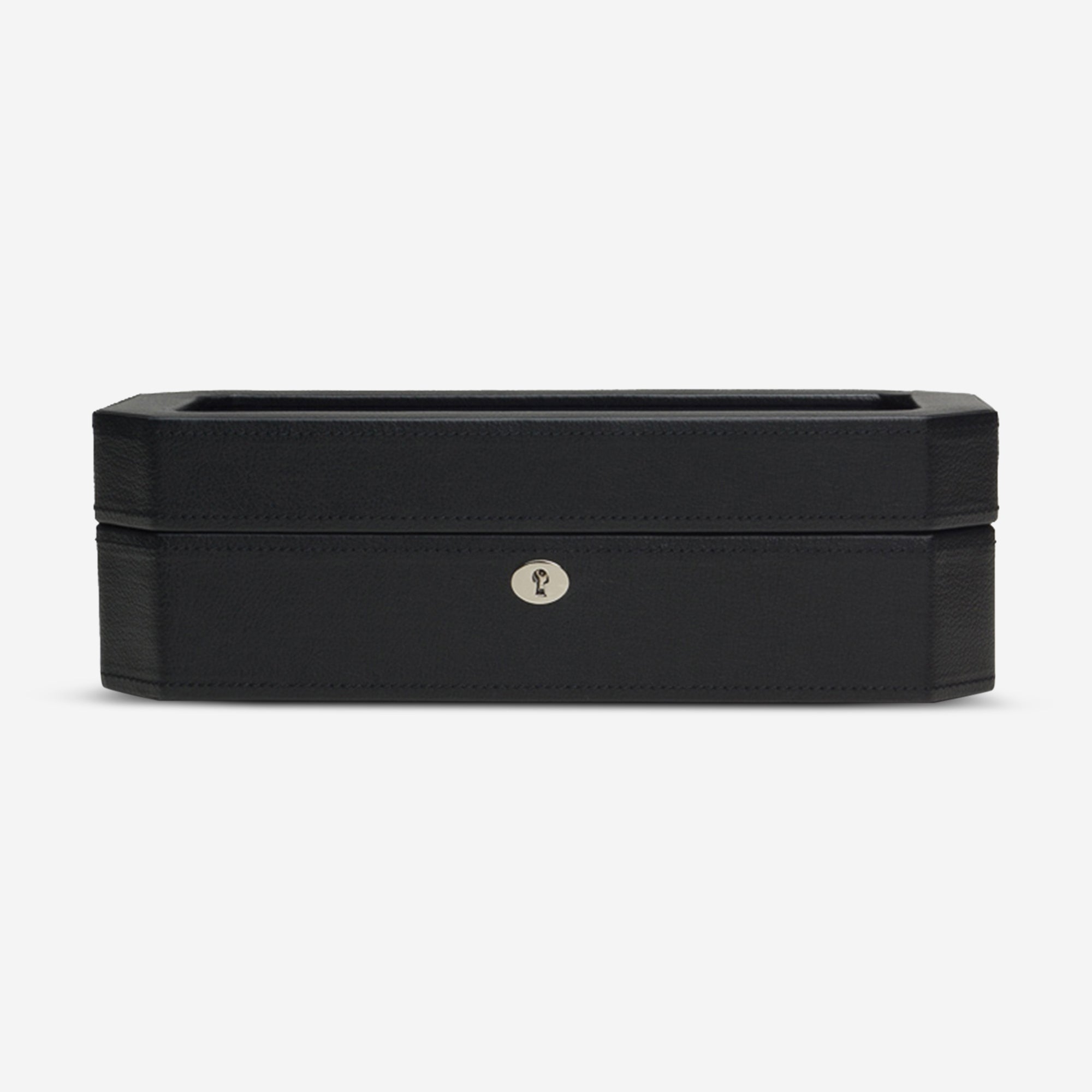 Wolf 1834 Windsor Black Vegan Leather 5 Piece Watch Box 458303 - THE SOLIST - Wolf 1834