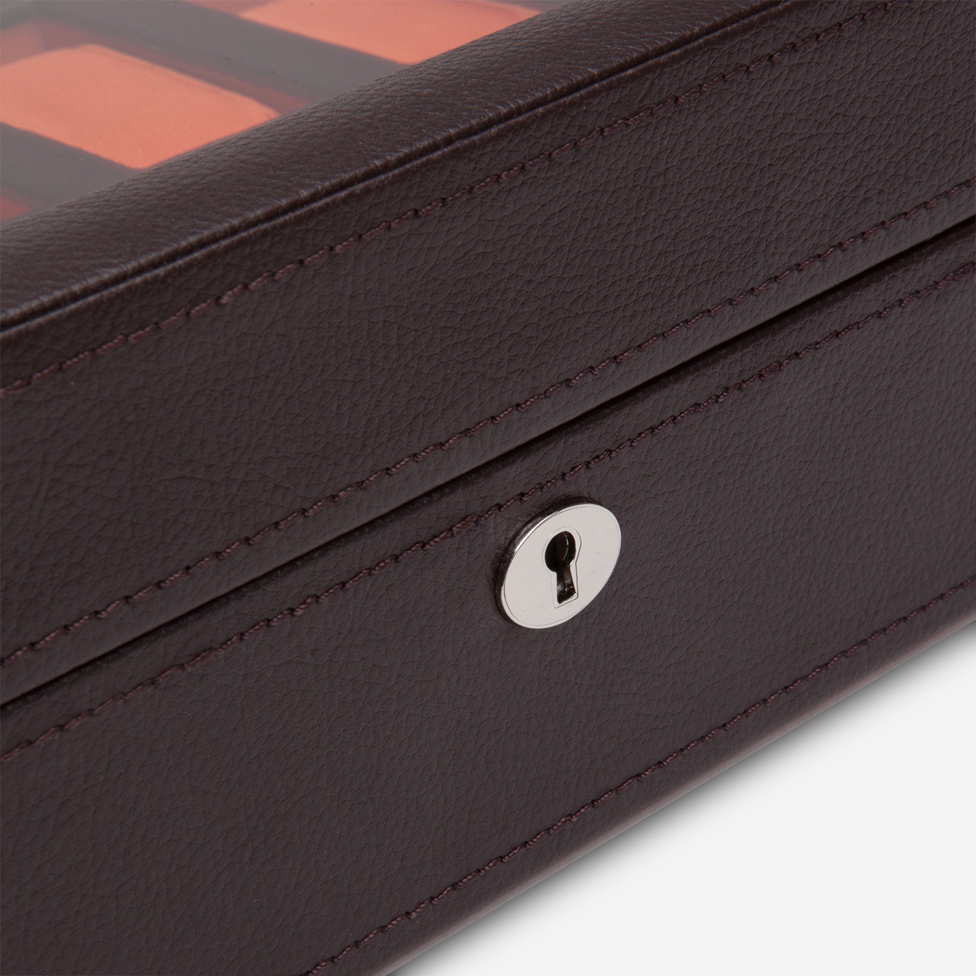 Wolf 1834 Windsor Brown Leather 10 Piece Watch Box 458406 - THE SOLIST - Wolf 1834