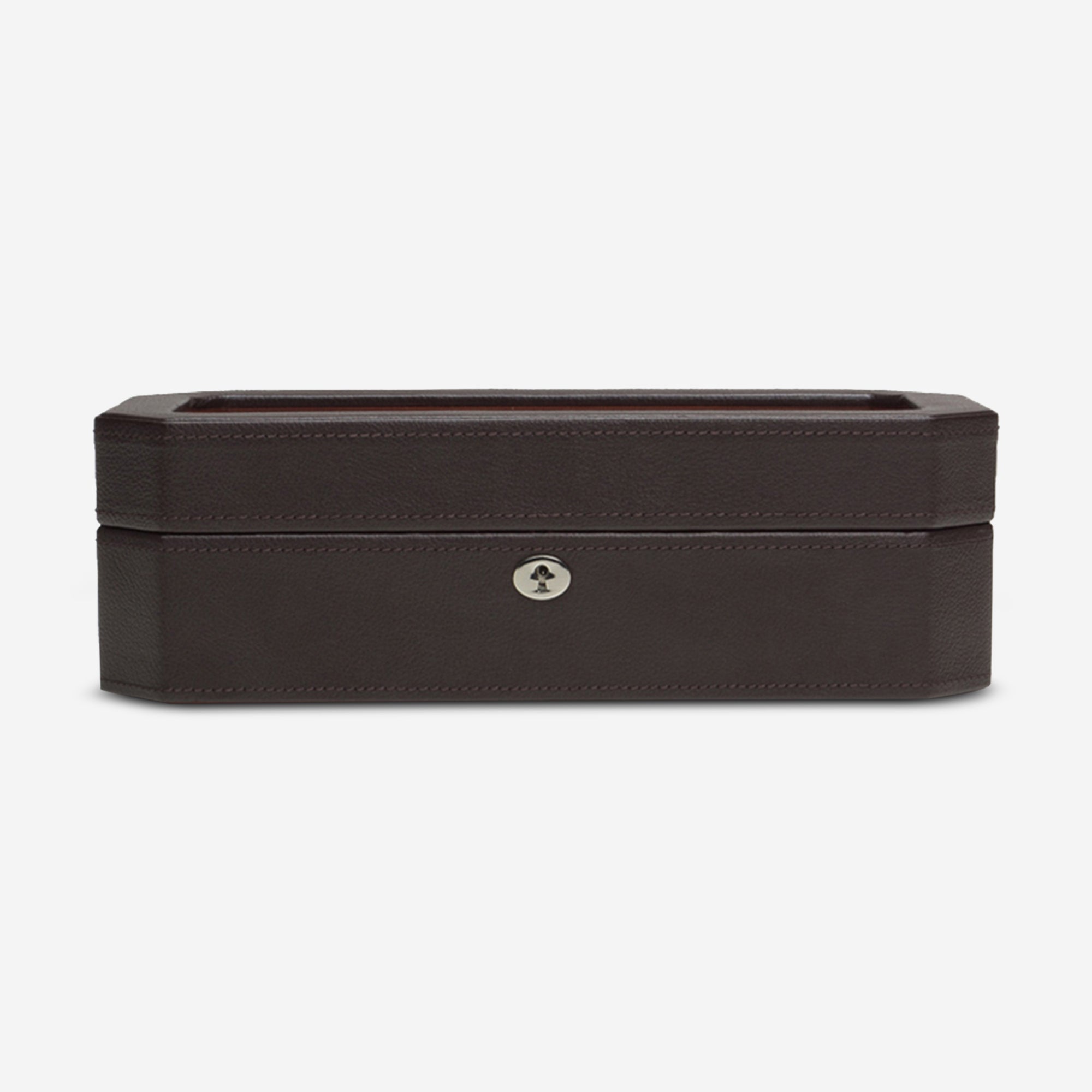 Wolf 1834 Windsor Brown Leather 10 Piece Watch Box 458406 - THE SOLIST - Wolf 1834