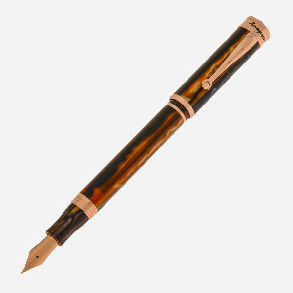 Montegrappa Ducale Brown Fountain Pen (F) ISDUR2RW - THE SOLIST
