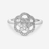 Kwiat 18K White Gold, Diamond Statement Flower Ring - THE SOLIST