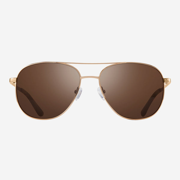 Revo Maxie Gold & Terra Aviator Sunglasses RE108004BR - THE SOLIST