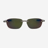 Revo Descend Fold Crystal & Evergreen Rimless Rectangle Sunglasses RE114009GN - THE SOLIST