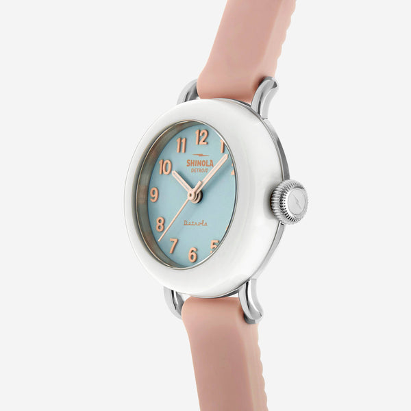 Shinola The Pee-Wee Detrola Resin and Stainless Steel Women's Quartz Watch S0120213328 - THE SOLIST