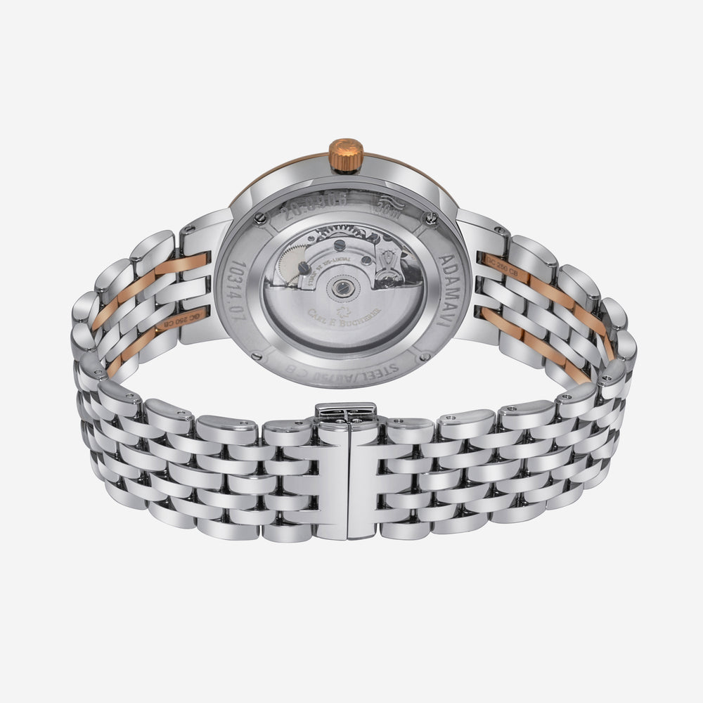 Carl F. Bucherer Adamavi AutoDate 18K Rose Gold & Stainless Steel Automatic Men's Watch 00.10314.07.45.21 - THE SOLIST