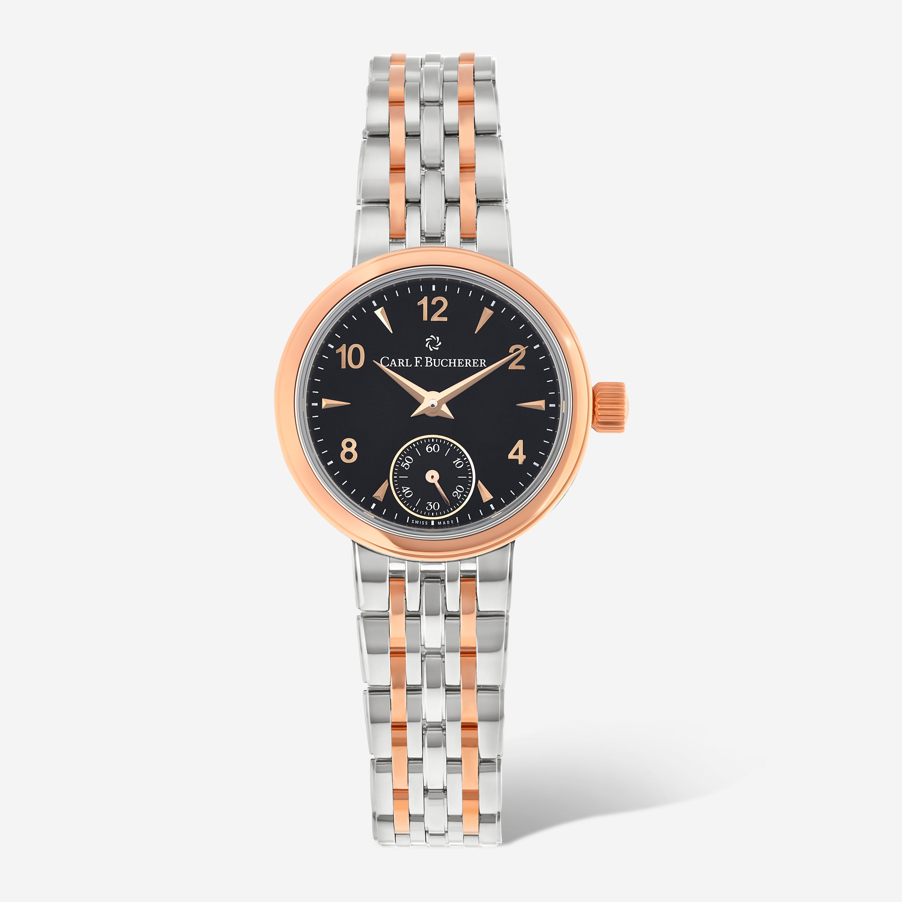 F. Adamavi 18K Rose Gold & Stainless Steel Manual Wind Watch 00.10317.07.36.21