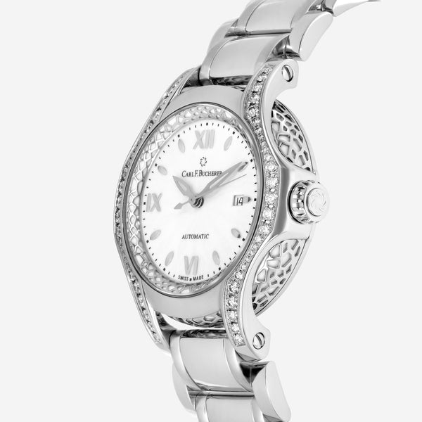 Carl F. Bucherer Pathos Diva Stainless Steel CFB 1963 Women's Automatic Watch 00.10580.08.25.31.01 - THE SOLIST