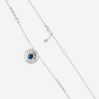 Crivelli Ricami Luci 18K White Gold Diamond & Sapphire Pendant Necklace 000-3858NS - THE SOLIST