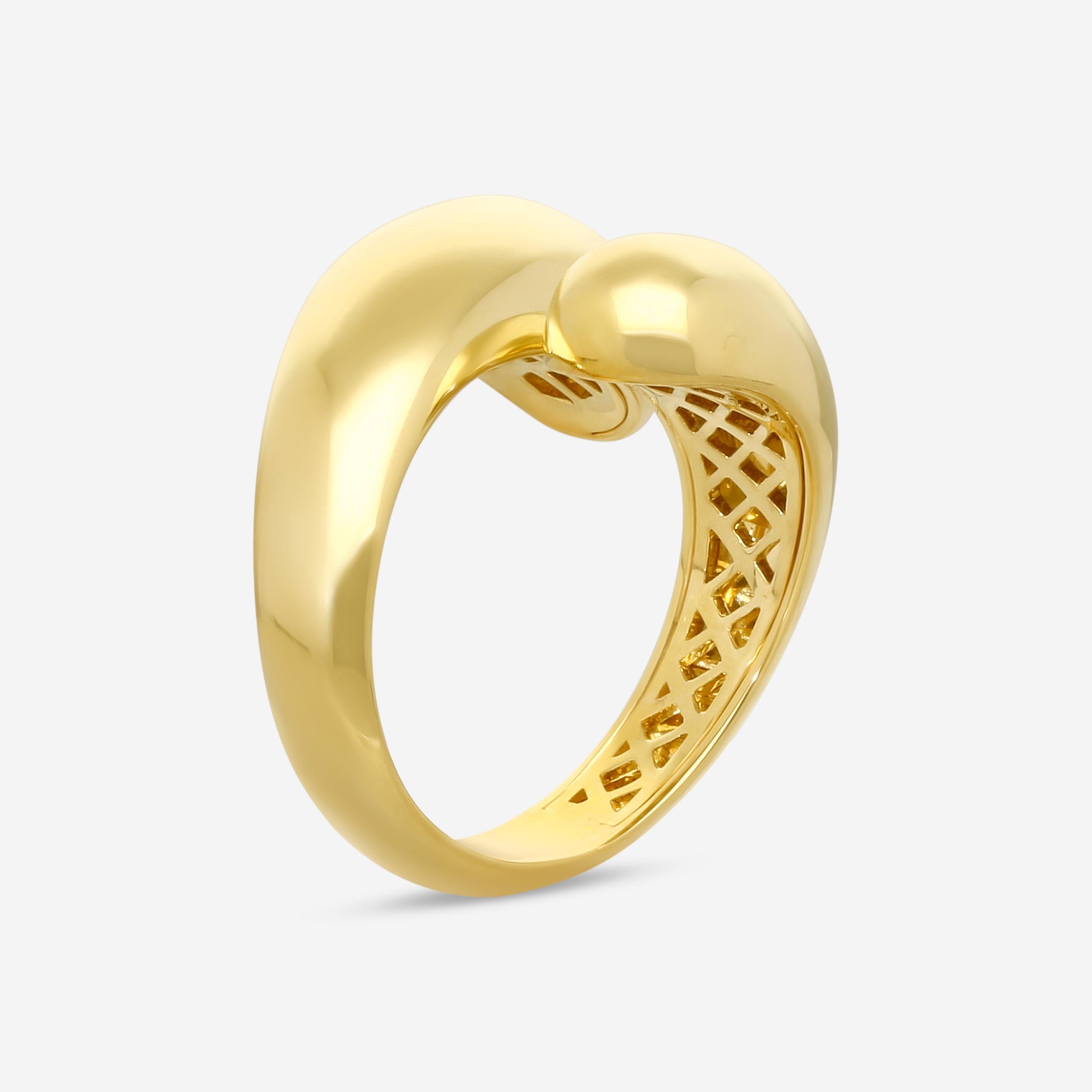 Roberto Coin 18K Yellow Gold Dome Ring Sz. 6.5 002171AY6500