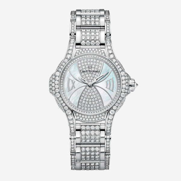 Edition Quartz Watch F. Pathos Gold Bucherer THE Desire Limited White 00.10590.02.99.31 Carl Women\'s Diamond 18K | SOLIST