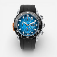 Edox CO-1 Chronograph Stainless Steel Automatic Men's Watch 01128-3NOCA-BUIDN