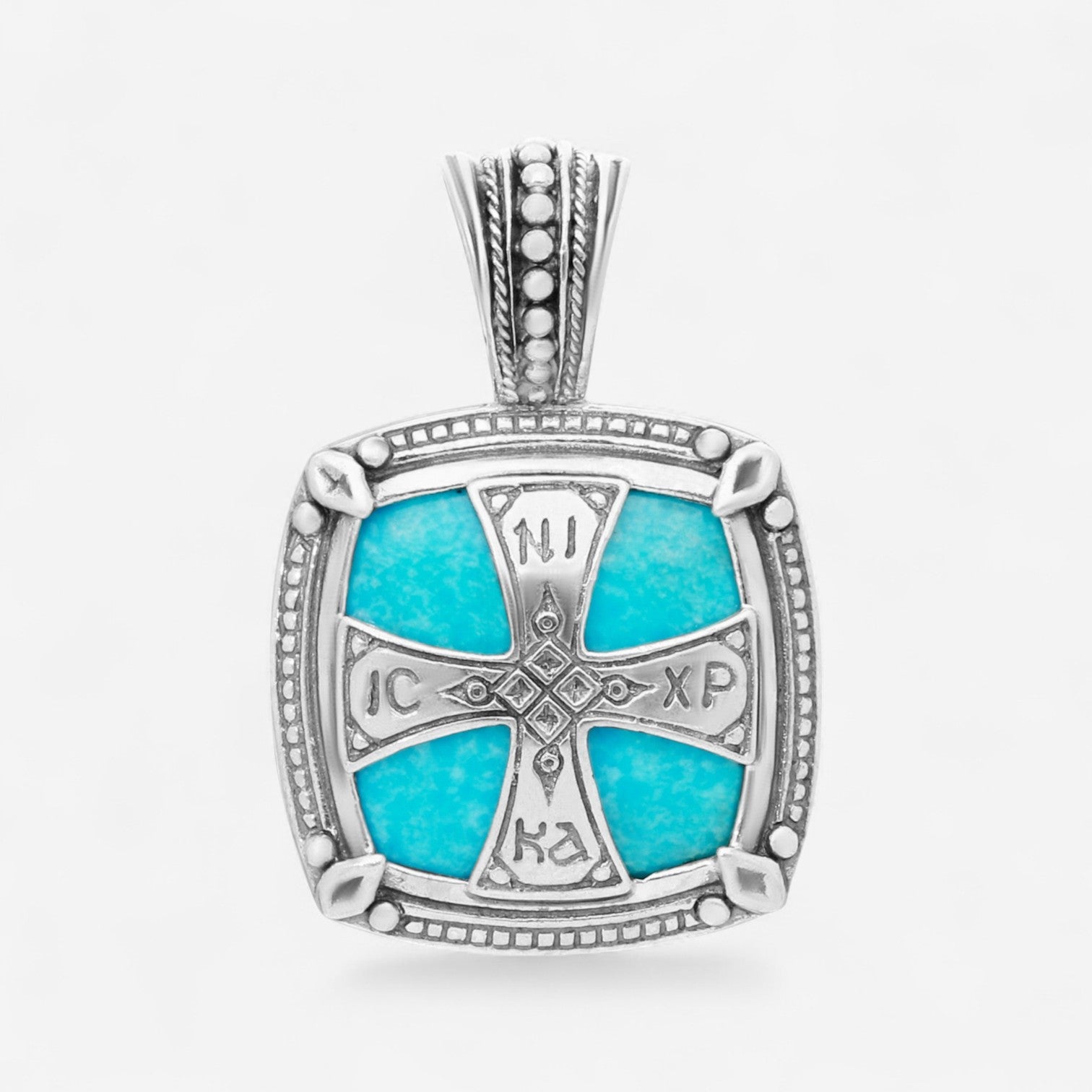 Konstantino Sterling Silver Turquoise Pendant MEKJ667-131-137 - THE SOLIST
