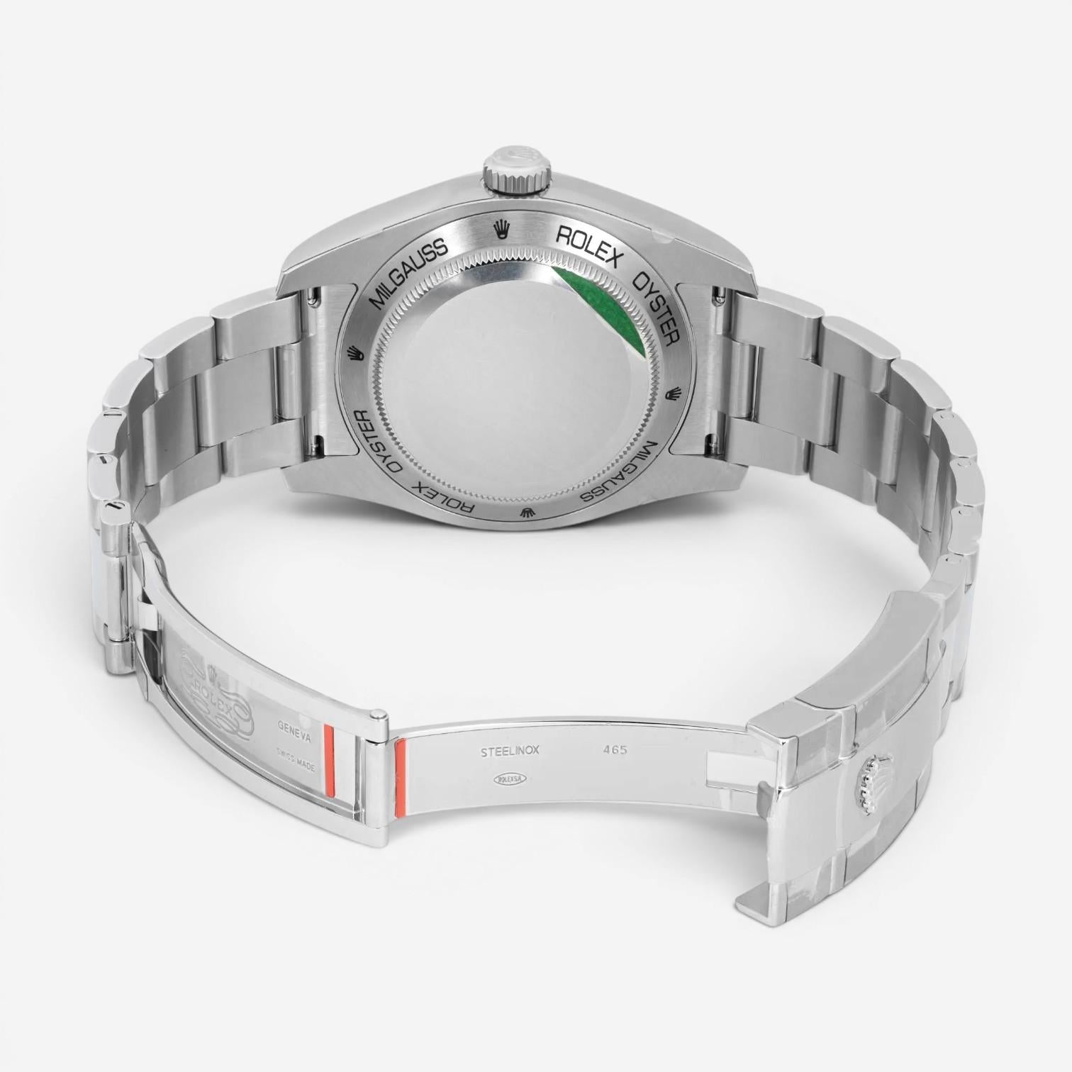 Rolex Milgauss Stainless Steel Automatic Men's Watch 116400GV